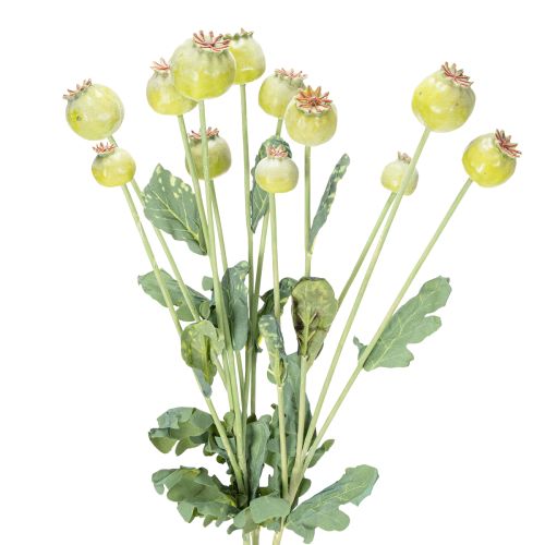 Mohnblumen künstliche Dekoration Bund realistische Blüten für Wohnaccessoires 61cm 3St