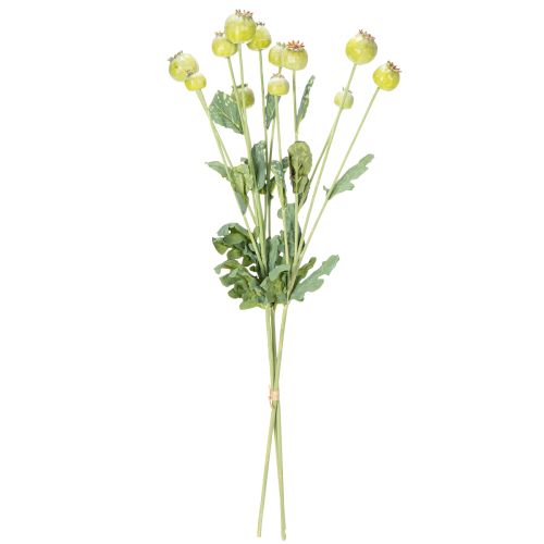 Artikel Mohnblumen künstliche Dekoration Bund realistische Blüten für Wohnaccessoires 61cm 3St