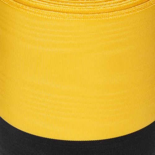 Moiré Kranzband aus Taft 150mm Gelb-Schwarz – Dekorationsband für Trauerkränze und Gestecke, 25m Rolle | Floristik24.ch