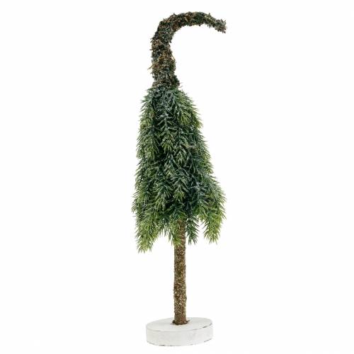 Deko Tannenbaum beschneit Grün, Weiß 40cm