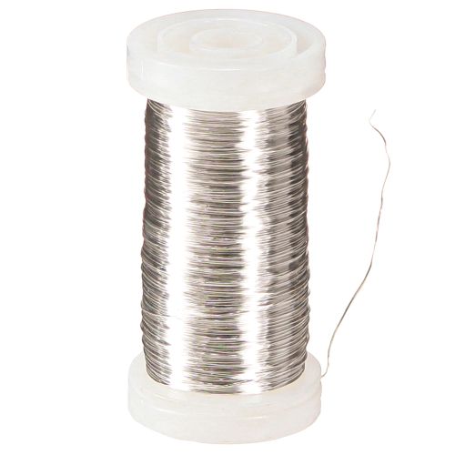 Artikel Myrtendraht Silber 0,30mm 100g Basteldraht Deko DIY Hochzeit