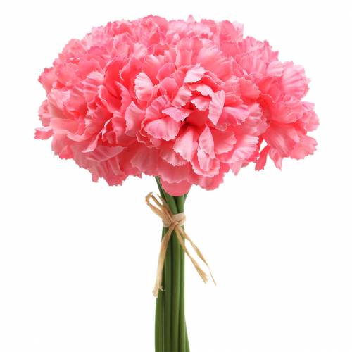 Floristik24 Künstliche Nelke Pink 25cm 7St Künstliche Pflanze wie echt !