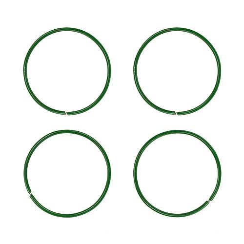 Nelkenringe 19mm 1kg Grün lackiert