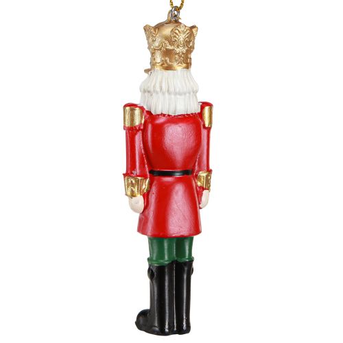 Artikel Nussknacker Anhänger Weihnachtsschmuck 4er-Set, Rot Grün Gold, 10cm