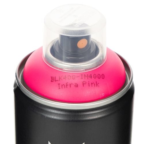Artikel Sprühlack Farbspray Neon Pink fluoreszierend 400ml Montana Cans für kreative Anwendungen