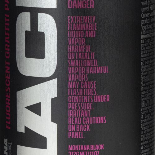Artikel Sprühlack Farbspray Neon Pink fluoreszierend 400ml Montana Cans für kreative Anwendungen