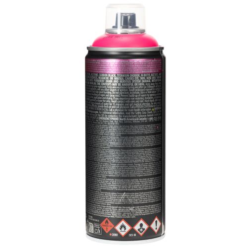 Artikel Sprühlack Farbspray Neon Pink fluoreszierend 400ml Montana Cans für kreative Anwendungen