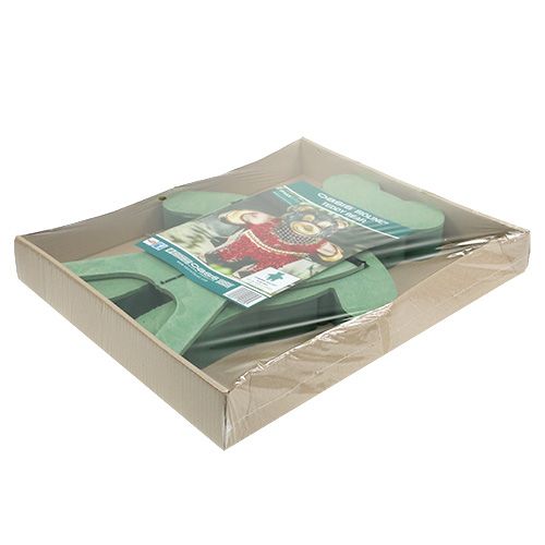 Artikel Steckschaum Figur Teddy mit Ständer 48,5cm x 42cm H5cm 1 St