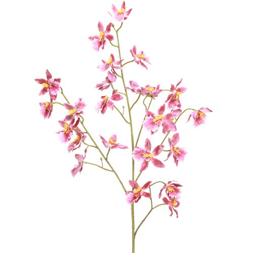 Floristik24 Oncidium Künstliche Orchideen Deko Pink Violett 93cm 2St