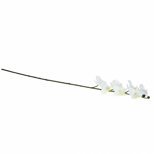 Artikel Künstliche Orchidee Kunstblume Weiß Ø6,5-8cm 77cm