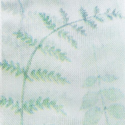 Artikel Organzaband Chiffonband Blätterzweige Grün 40mm 15m