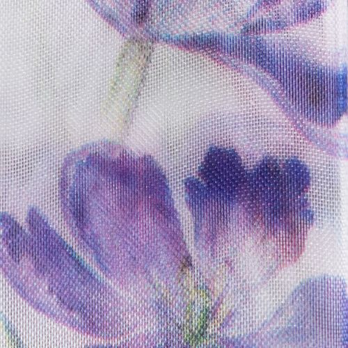 Artikel Organzaband Chiffonband Papageientulpen Lila 40mm 18m