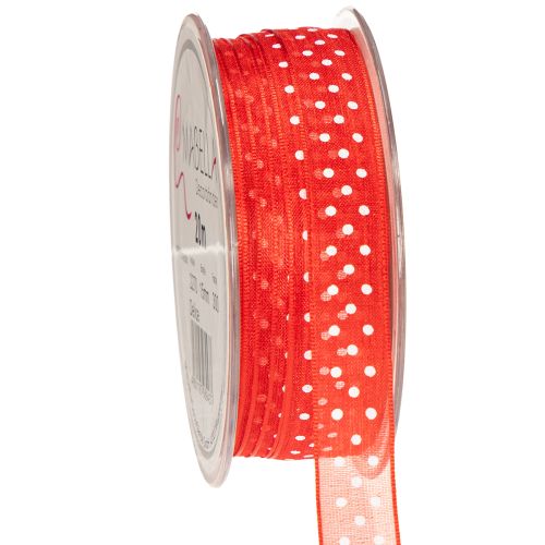 Band mit Punktemuster für vielseitige saisonale Geschenkverpackungen 1,5cm 20m