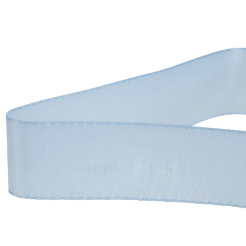 Artikel Dekoband Geschenkband Hellblau Band Blau Webkante 25mm 3m 10St