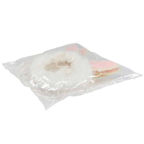 Artikel Osterdeko Dekoring Hasenohren Türdeko Weiß Ø13cm 4St