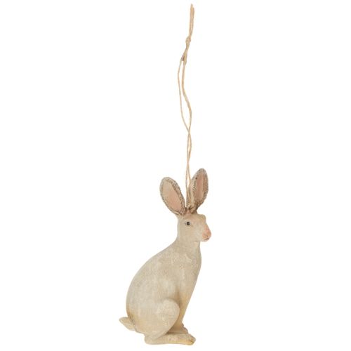 Floristik24 Osterhase Figur zum Aufhängen Osterdeko Polyresin H9,5cm 4St