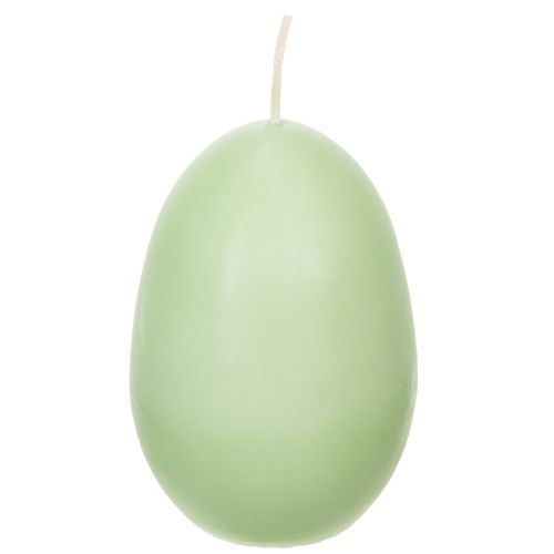 Floristik24 Osterkerzen Ei Form Eierkerzen für Ostern Grün 9cm 20h 6St
