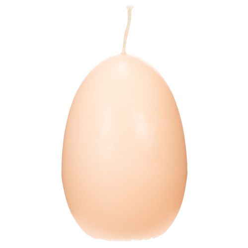 Artikel Osterkerzen Eiform, Eierkerzen Ostern Peach Ø6cm H9cm 6St