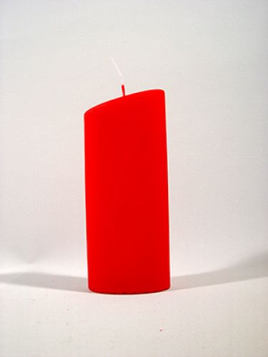 Floristik24 Ovalkerzen 160mm 4St. rubin