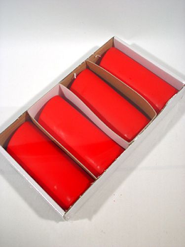 Floristik24 Ovalkerzen 160mm 4St. rubin