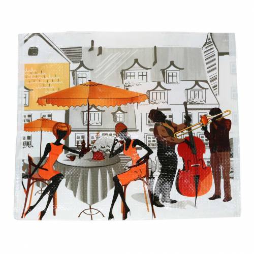 Floristik24 Einkaufstasche mit Henkeln Bella Vita Kunststoff 32×21×26cm