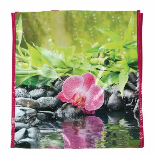 Floristik24 Einkaufstasche mit Henkeln Happiness Kunststoff 38×10×40cm