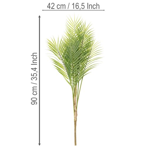 Künstlicher Palmenzweig Grün 90 cm aus Kunststoff für Dekorationen | Floristik24.ch