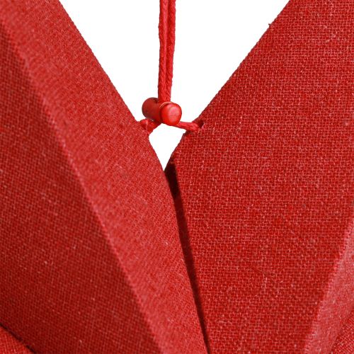 Artikel Weihnachtsstern aus Papier mit Jute für stimmungsvolle Dekoration