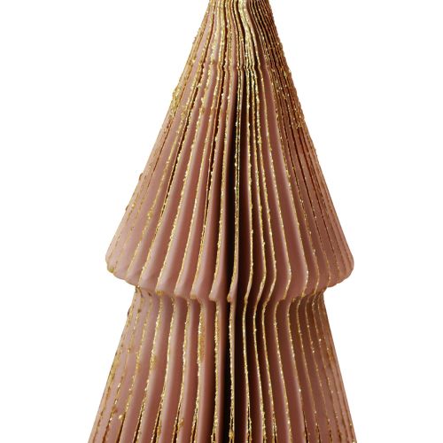 Floristik24 Papier Weihnachtsbaum Papier Tannenbaum Bordeaux H60cm