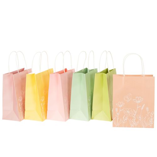 Artikel Geschenkbeutel aus Papier für ansprechende und praktische Verpackung 20cm 6St