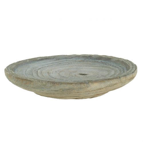 Floristik24 Dekoteller Paulownia Holz  Ø22cm