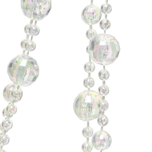 Artikel Perlenkette Perlenband Perlengirlande irisierend 270cm × 2St
