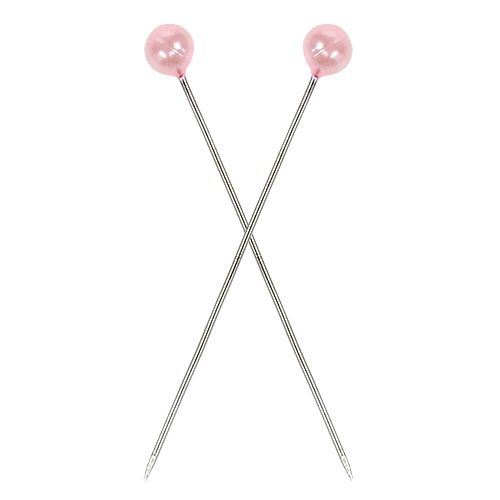 Floristik24 Perlkopfnadeln Rosa Ø4mm 4cm 150 St