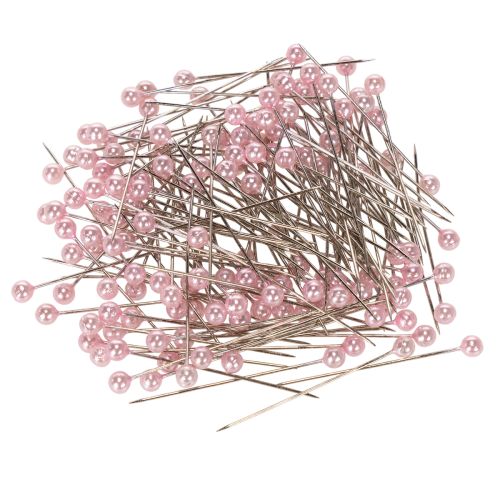Perlkopfnadeln Metall und Kunststoff Rosa Ø4mm 4cm 150 Stück online kaufen | Floristik24.ch