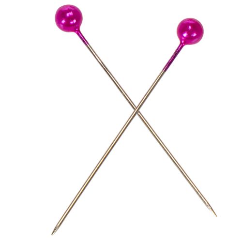 Perlkopfnadeln aus Metall und Kunststoff Pink Ø 4 mm 40 mm 150 Stück für Floristik und Dekoration | Floristik24.ch