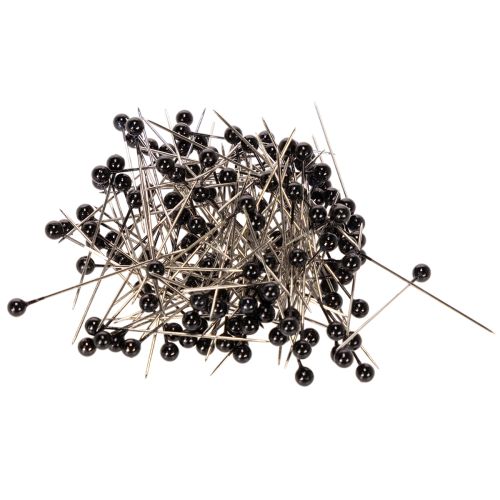 Perlkopfnadeln Schwarz Metall Kunststoff Ø 4 mm 40 mm 150 Stück online kaufen | Floristik24.ch