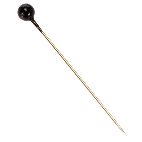 Perlkopfnadeln Schwarz Metall Kunststoff Ø 4 mm 40 mm 150 Stück | Floristik24.ch