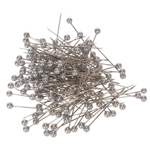 Perlkopfnadeln Silber Ø 4 mm Länge 40 mm 150 Stück