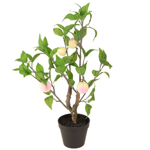 Floristik24 Pfirsichbaum künstlich 4 Früchte Deko H53cm