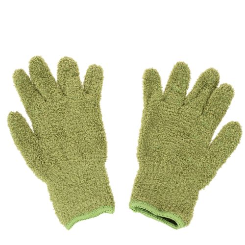 Pflanzen-Handschuhe aus Mikrofaser in Grün, 1 Paar | Floristik24.ch