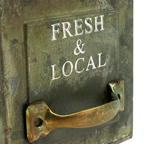 Floristik24 Pflanzgefäß eckig Antik 10cm x 10cm