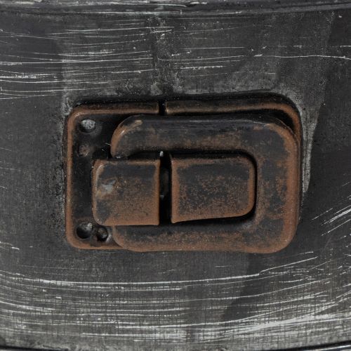 Pflanzschale aus Metall, Deko-Springform Ø24cm H7,5cm, schwarz, für Bepflanzung und Dekoration | Floristik24.ch