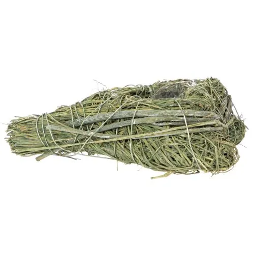 Deko Herz aus Naturgras mit Folieneinsatz 14cm Grün 2er Set | Floristik24.ch