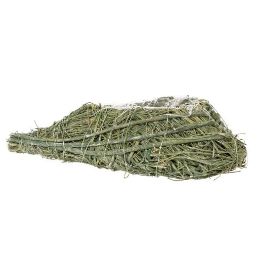 Pflanzherz aus Naturmaterial mit Folieneinsatz 22cm Grün 2er-Set | Floristik24.ch