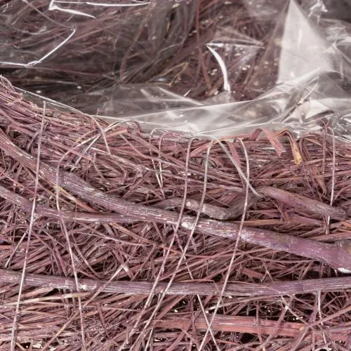 Herzschale aus Zweigen mit Folieneinsatz 37 cm Lila für Dekoration und Bepflanzung | Floristik24.ch