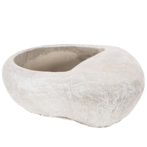 Pflanzschale Herz 17 cm Steinguss Grau | Floristik24.ch