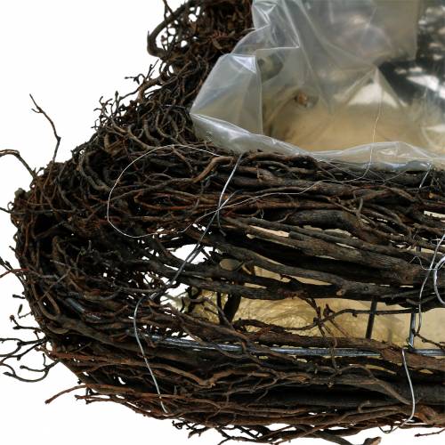 Floristik24 Pflanzherz Zweige Natur 40cm x 30cm