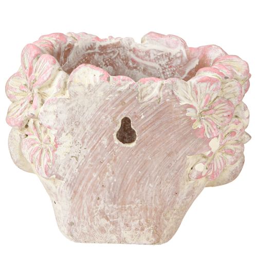 Artikel Pflanzkopf Blumentopf zum Aufhängen Beton Optik Rosa H13cm