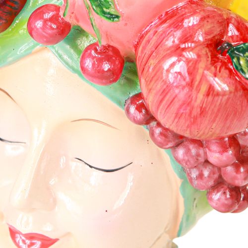 Floristik24 Pflanzkopf Büste Frau mit tropischen Früchten Vase H22cm