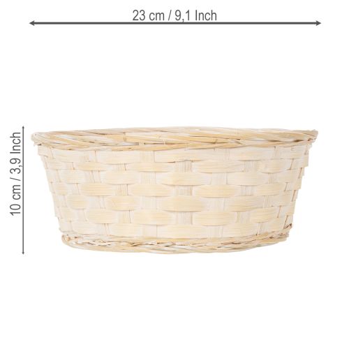 Artikel Geflochtener Korb als stilvolle Blumendekoration im Wohnbereich 23cm 6St